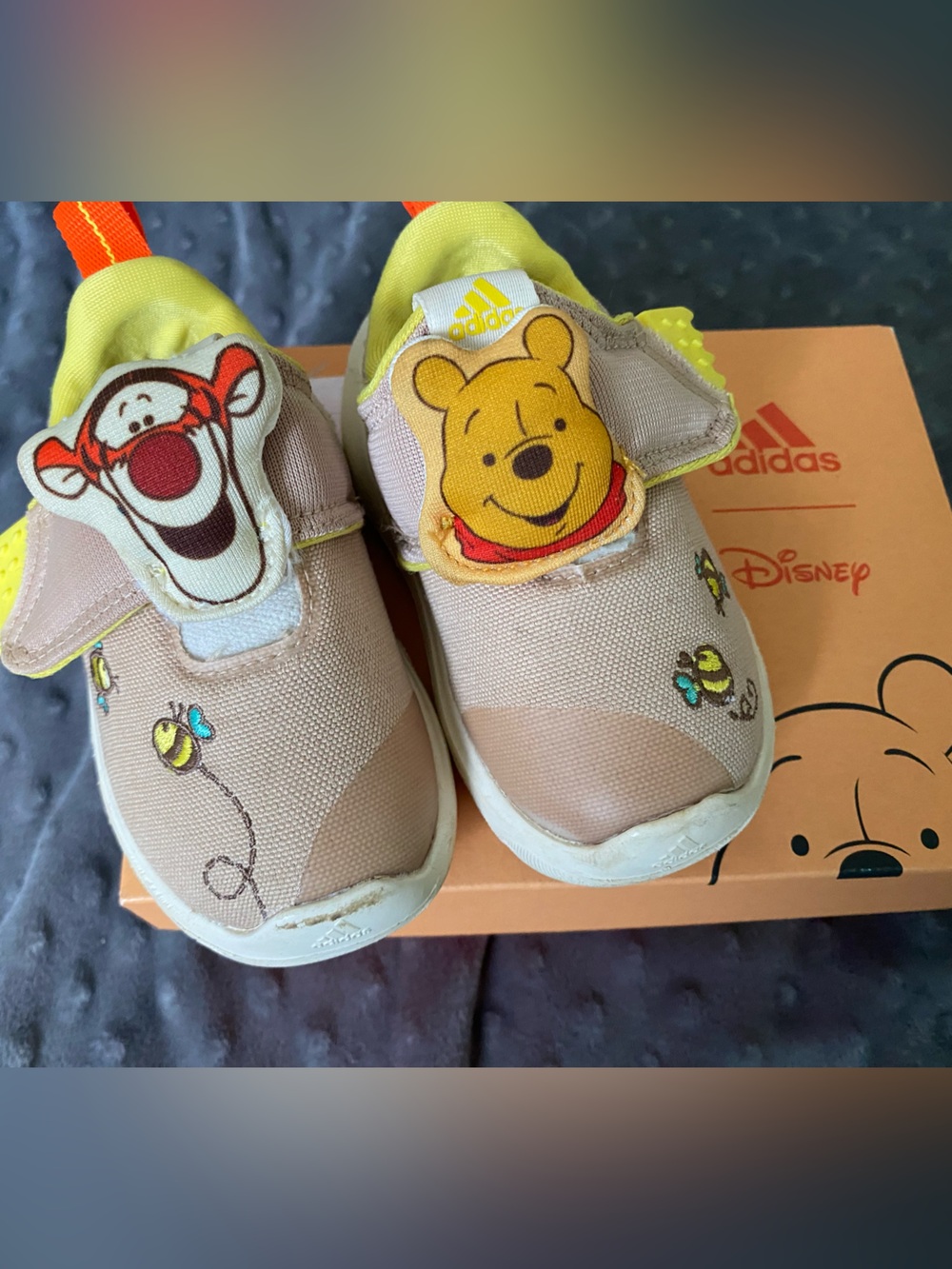Pooh Adidas Baby Shoes